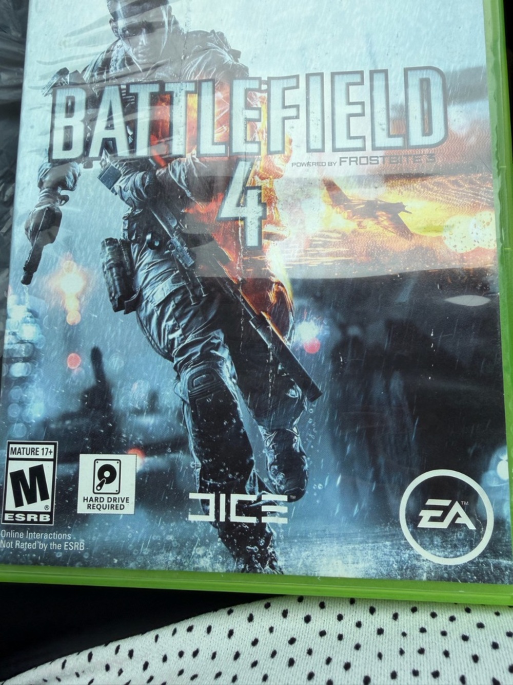 Battlefield 4 (Green) Xbox Game Case